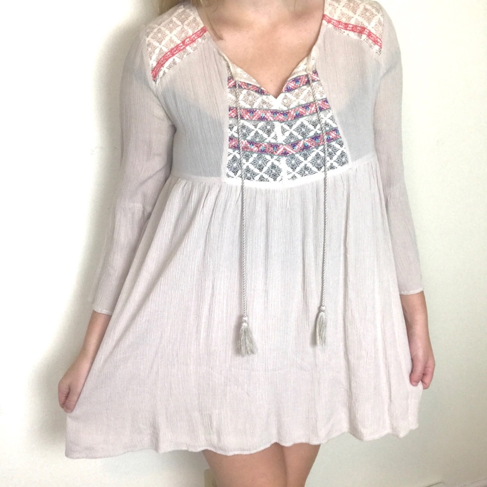 Flying Tomato Boho Embroidered Dress